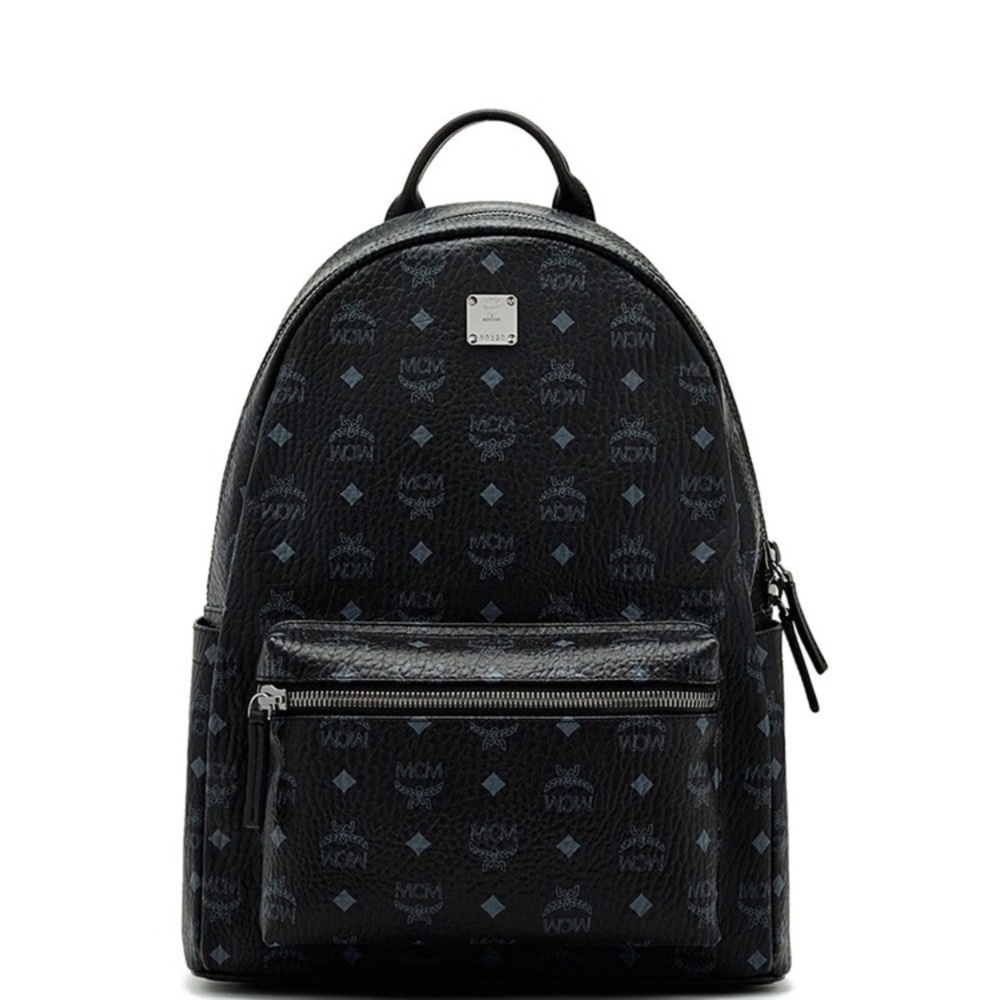 MCM large black backpack